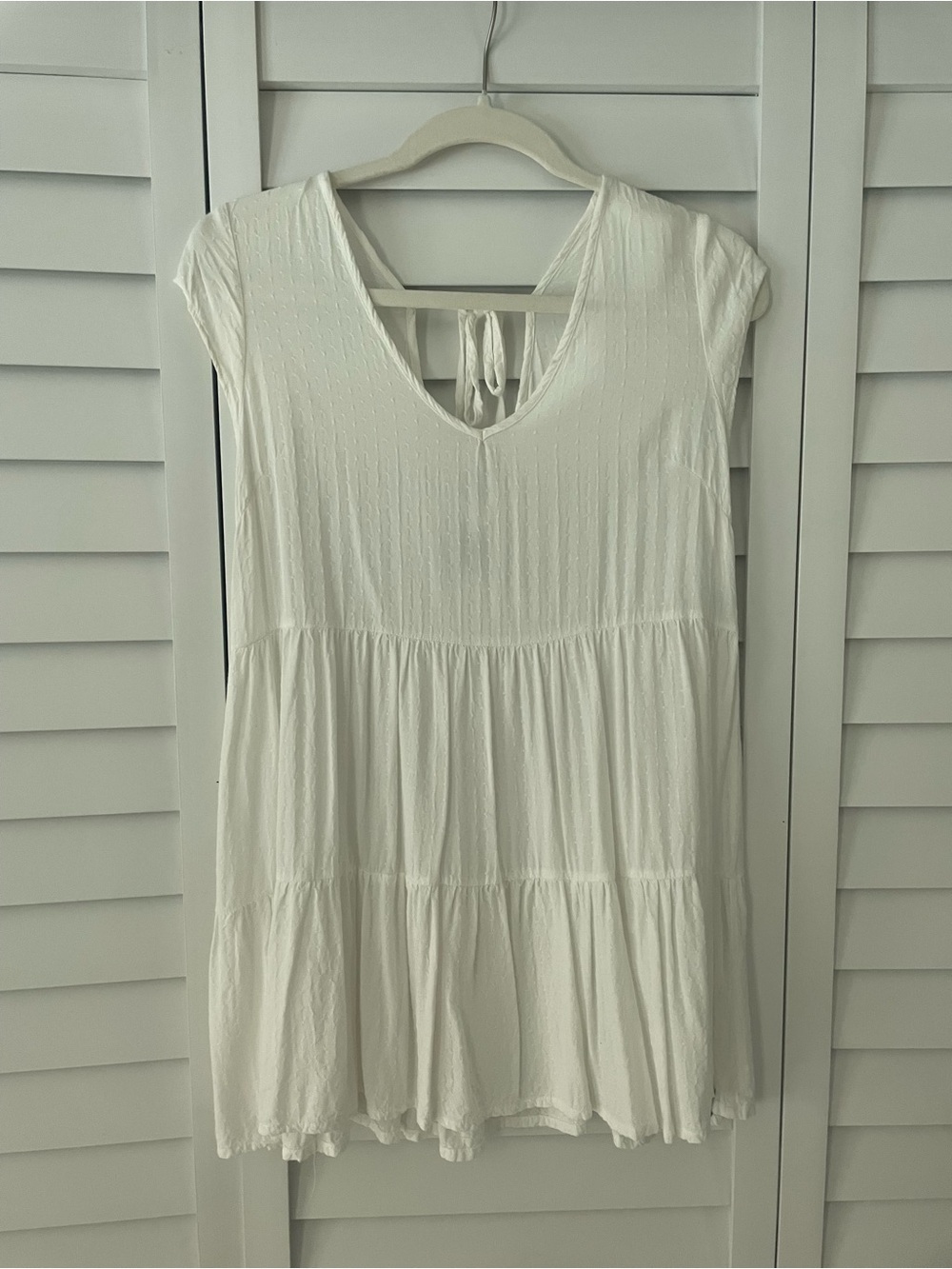 Rhythm Tiered Mini Smock Dress